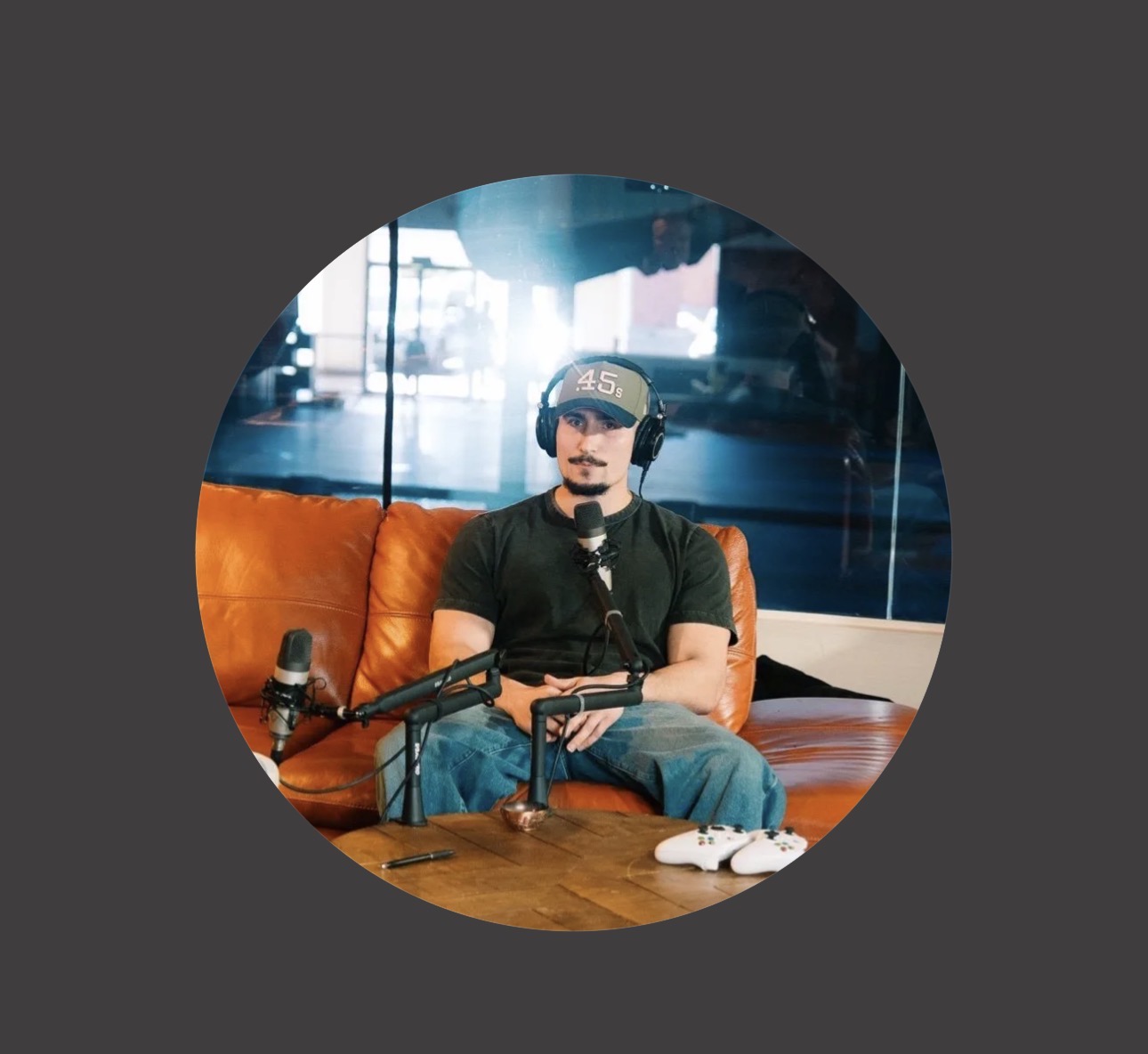 Eric Cerminara in the podcast studio